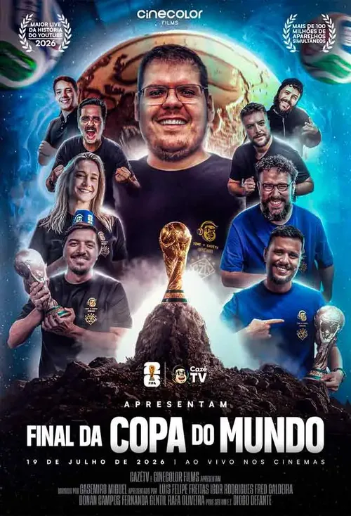 Pôster de Final Da Copa Do Mundo 2026 Com CazeTV
