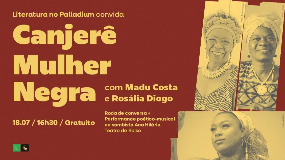 Literatura no Palladium convida Instituto Cultural Casarão das Artes Negras – Canjerê Mulher Negra