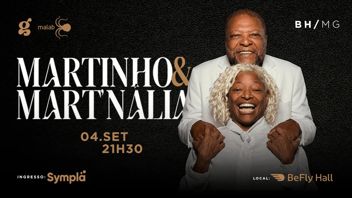 Martinho da Vila e Mart'nália em Belo Horizonte: turnê Pai e Filha