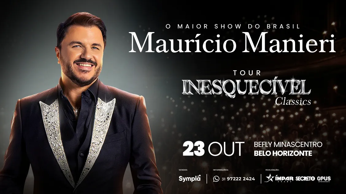 Maurício Manieri — Classics Tour Inesquecível em BH em outubro