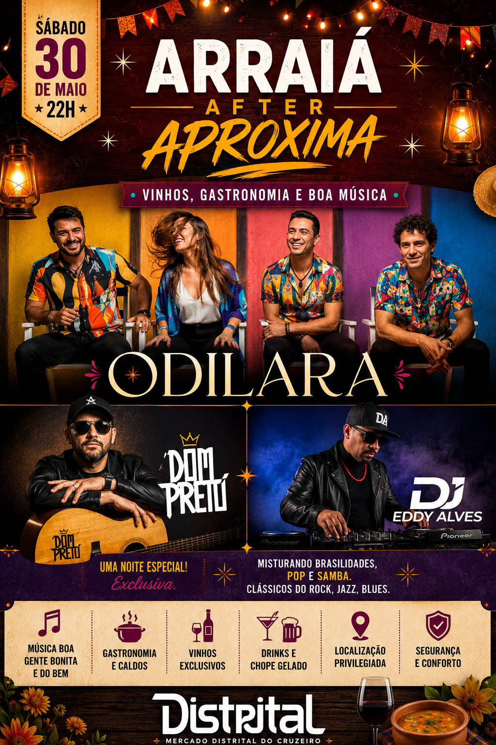 After Arraiá Aproxima agita BH com festa junina até às 4h no Cruzeiro