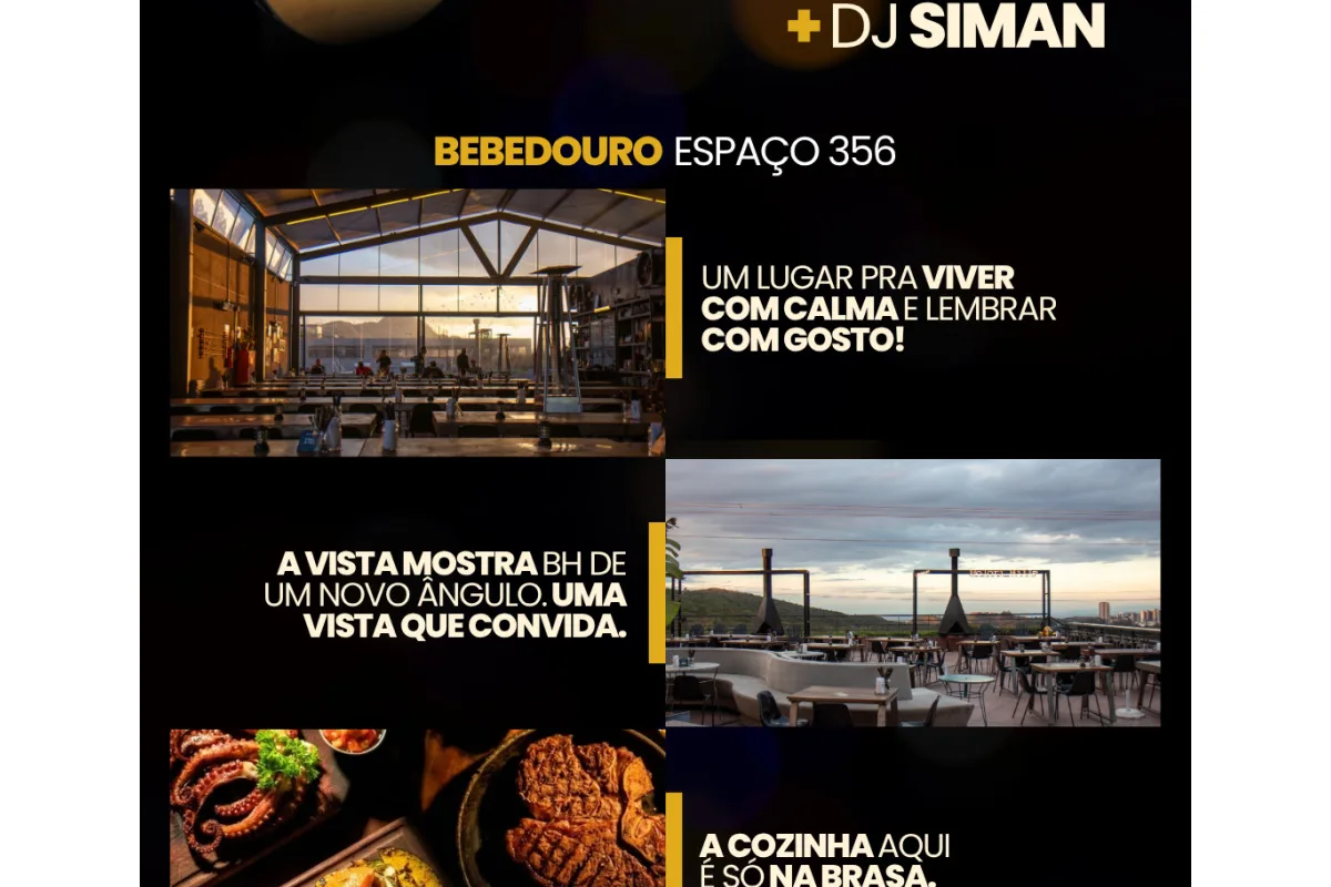 Bebedouro 356 Sunset Sessions 24/05: Dom Preto e DJ Siman no rooftop do Belvedere
