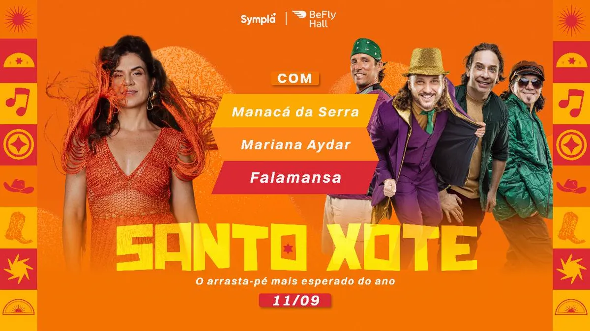 Festival Santo Xote 2026 em Belo Horizonte  Falamansa e Mariana Aydar
