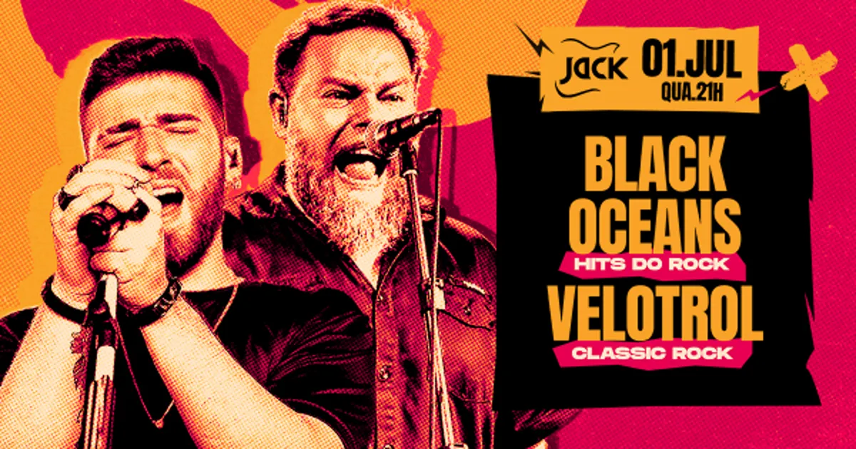 Quarta Jack! Black Oceans (Hits do Rock) + Velotrol (Classic Rock)
