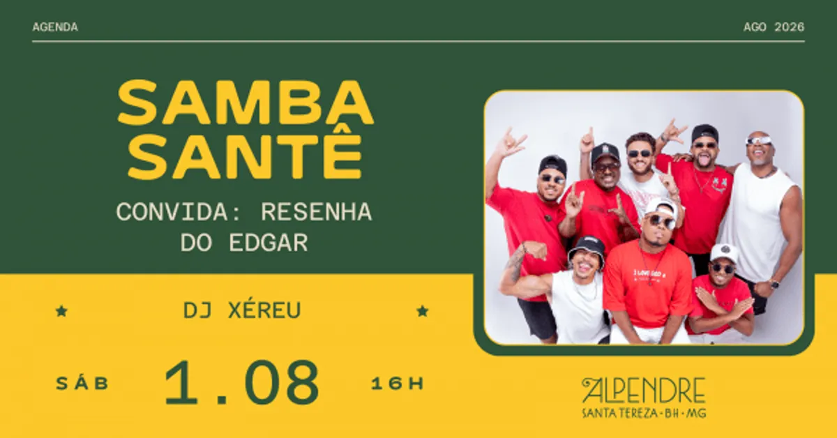 Samba Sante Convida Resenha Do Edgar