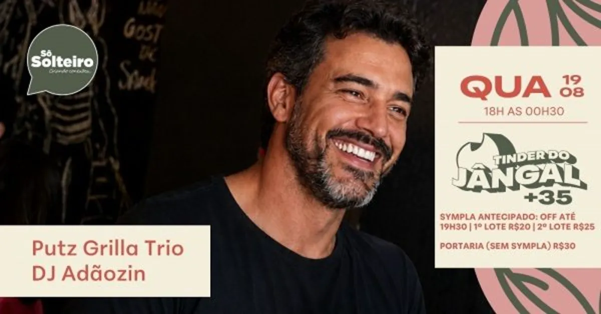 Tinder do Jângal 35+ Especial Sô Solteiros